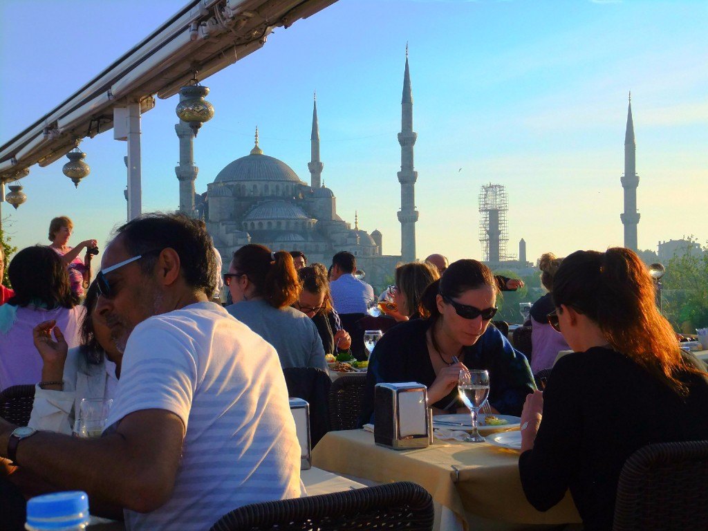 Seven hills hotel restaurant istanbul blue mosque