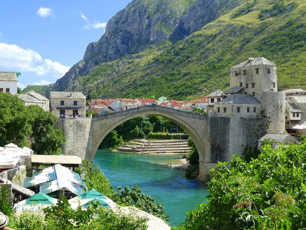 Mostar- höjdpunkter i gamla Östeuropa