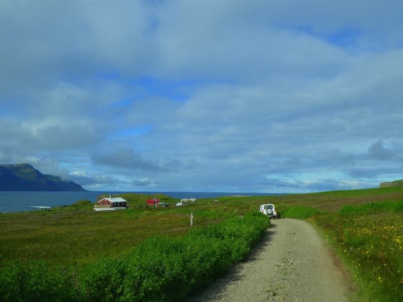 Skalanes vägar på Island