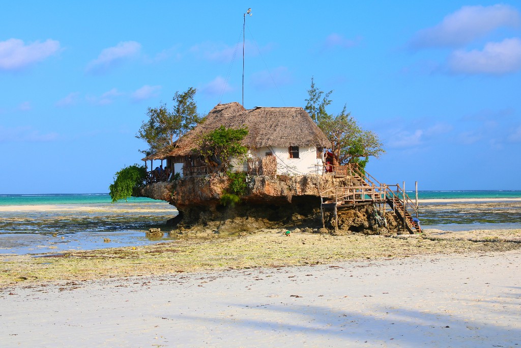 tidvatten på Zanzibar