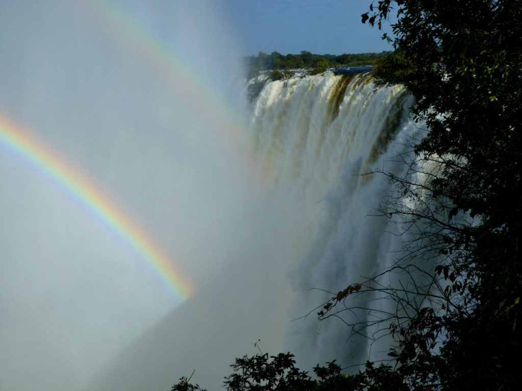 Världens största vattenfall victoriafallen