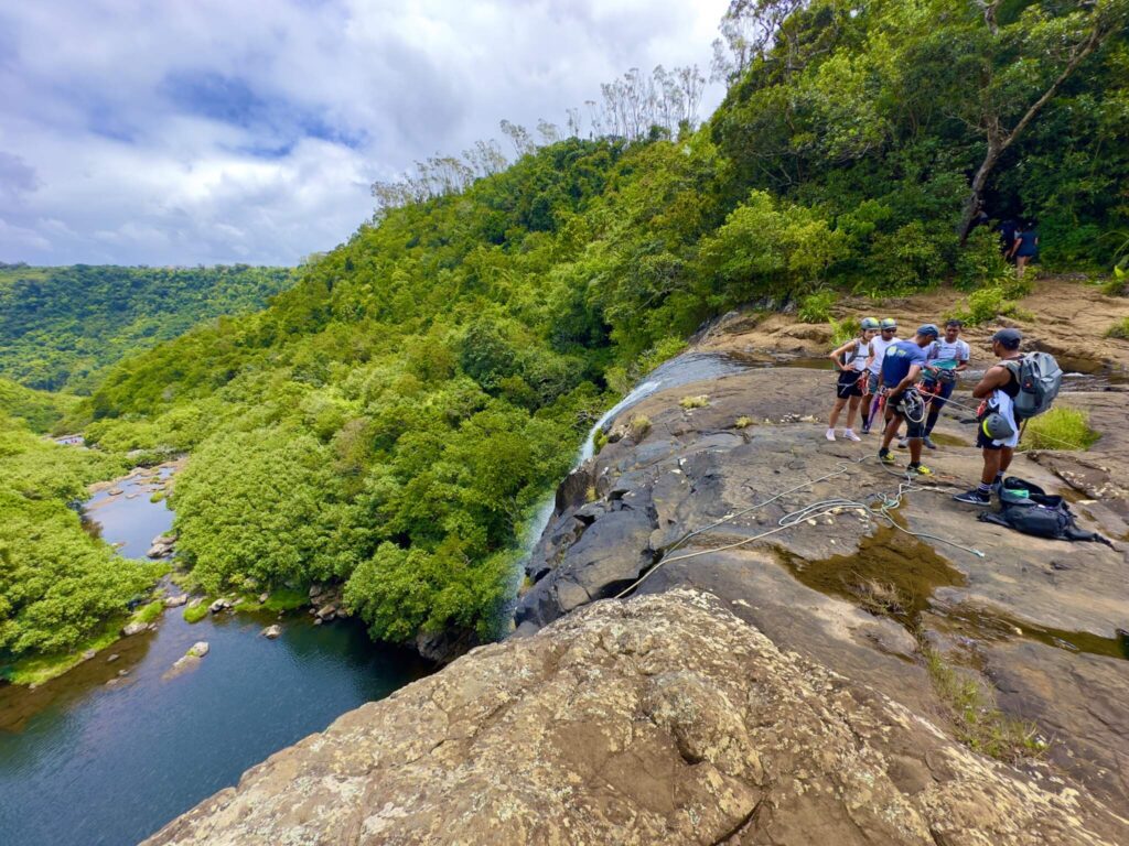 Vandring längs Tamarind Falls