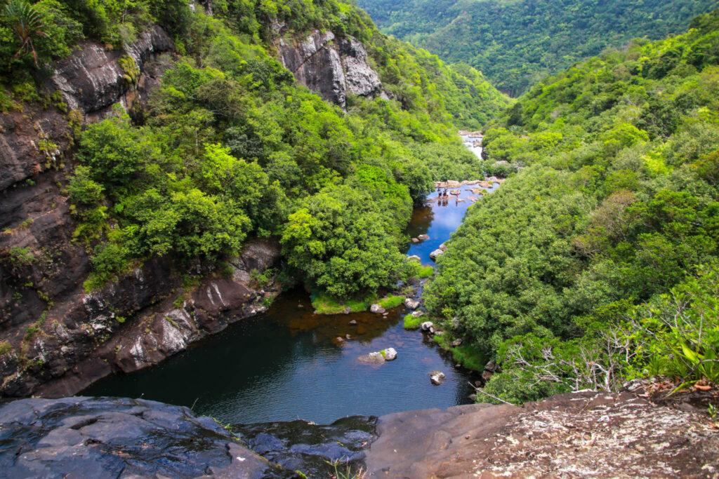 Vandring längs Tamarind Falls