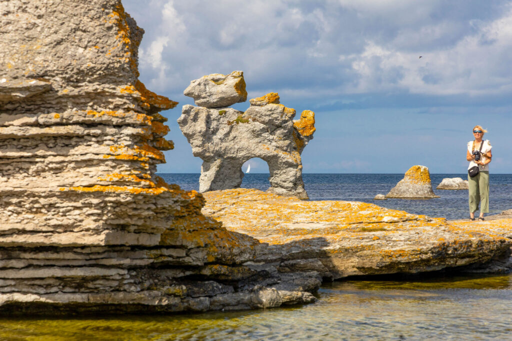 raukar på Gotland