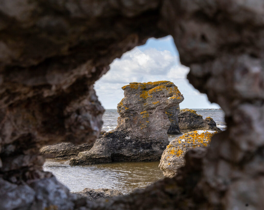 raukar på Gotland