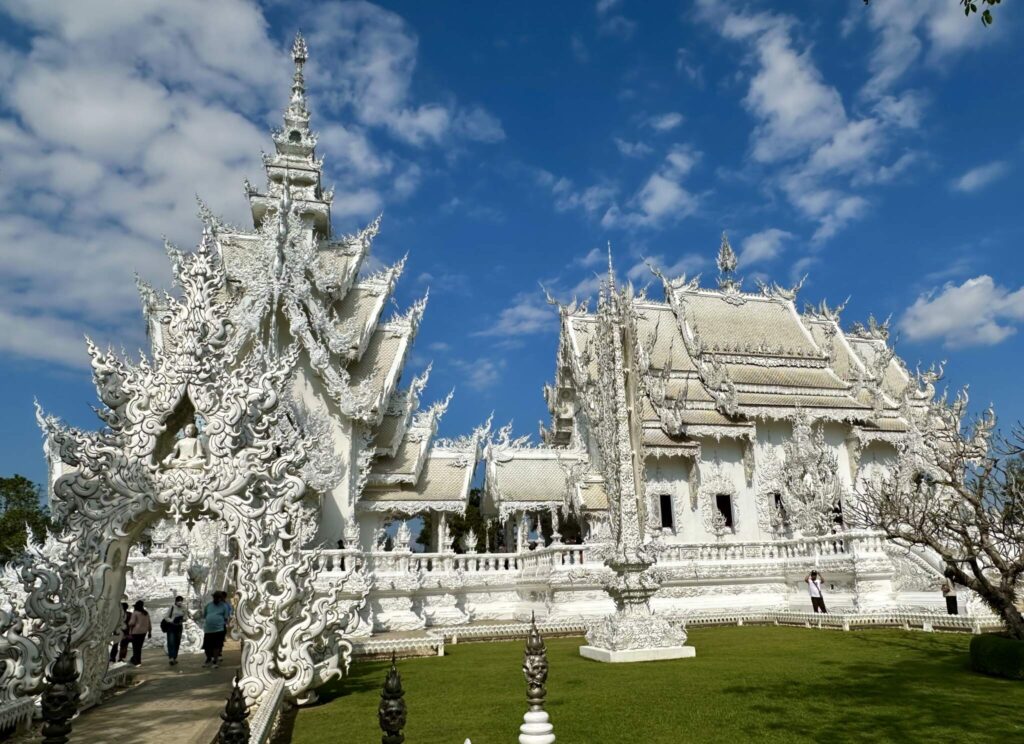 vita templet i Chiang Rai