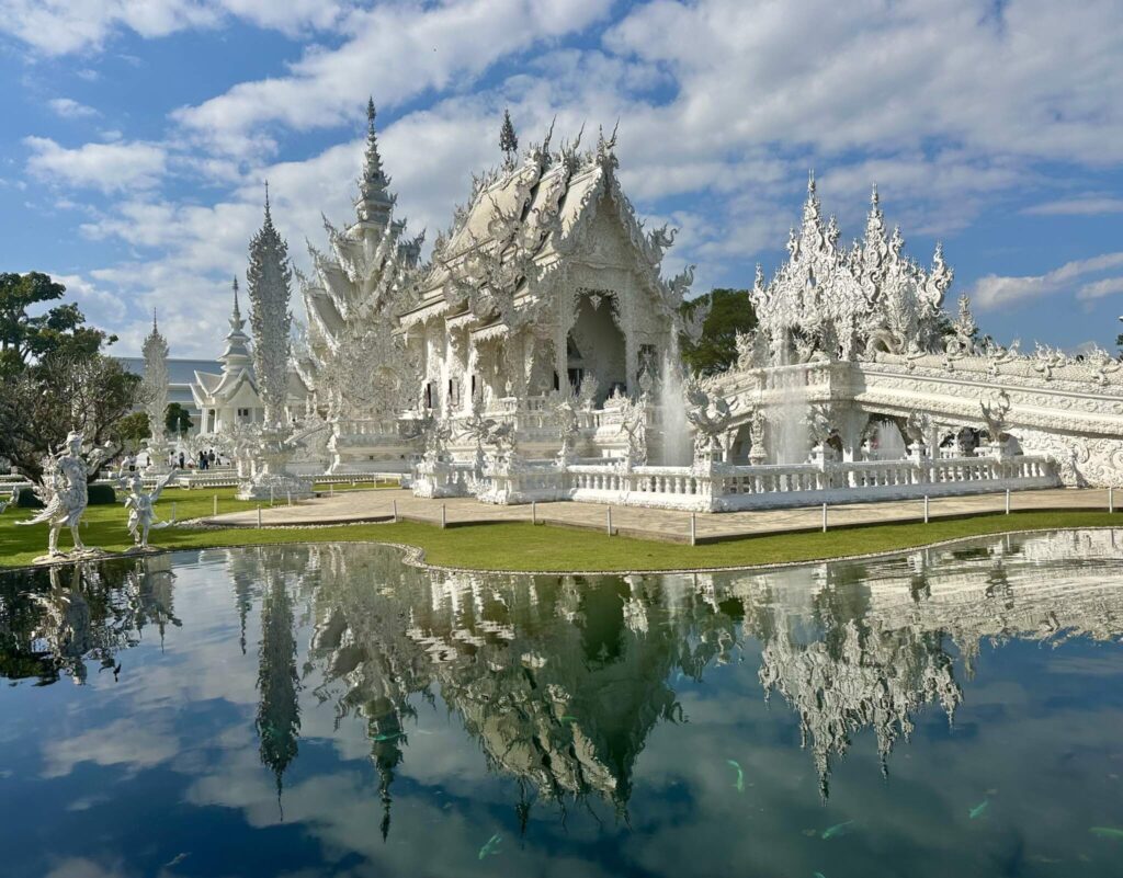 vita templet i Chiang Rai
